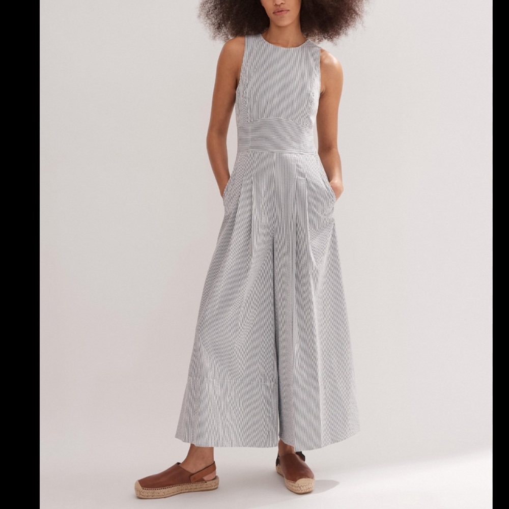 ME+EM  Pinstriped Jumpsuit